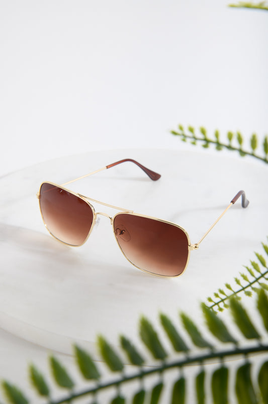 Sonnenbrille gold