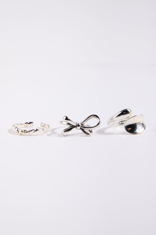 Ring Set in Silber