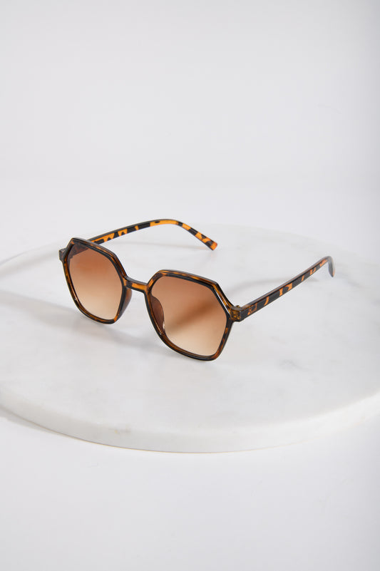 Sonnenbrille in Braun