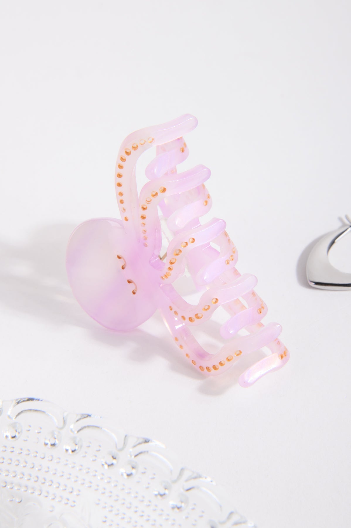 Haarspangen gemustert