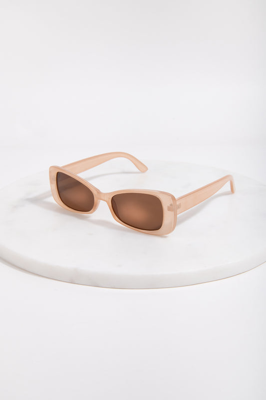 Sonnenbrille in Beige