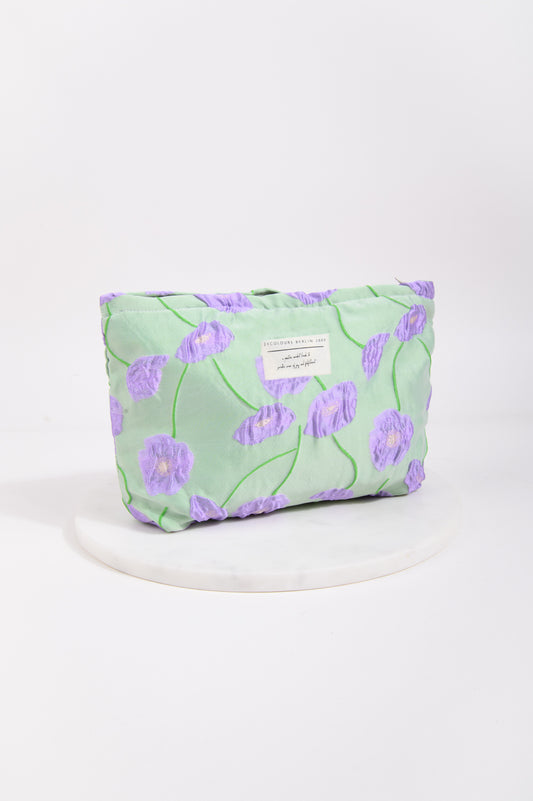 Kosmetiktasche mit Stickerei