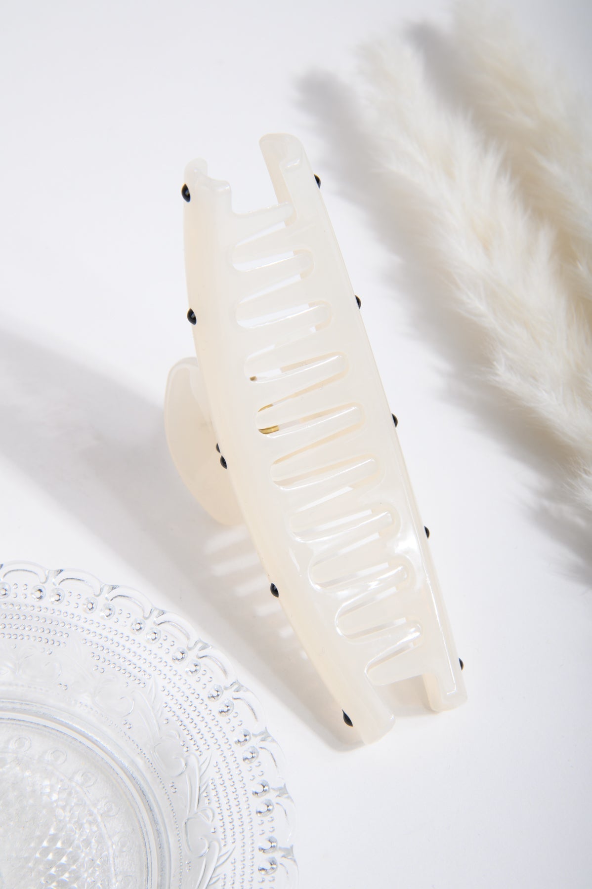 Haarspangen gepunktet