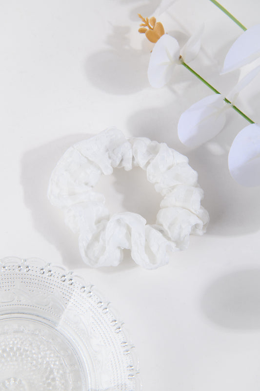 Scrunchie in Weiß