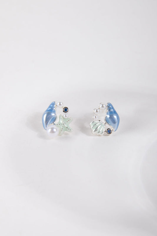 Ohrring aus Schmuckperlen