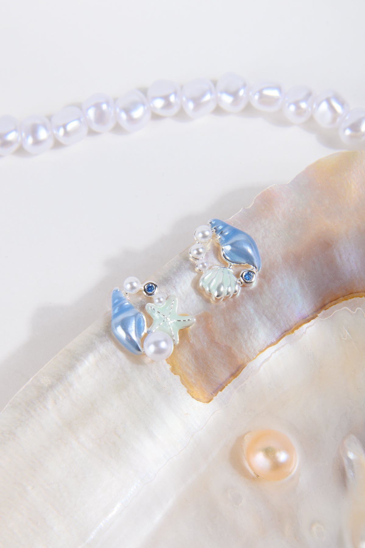 Ohrring aus Schmuckperlen