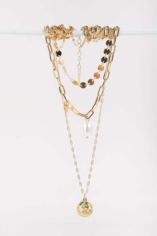 Kette Set in Gold