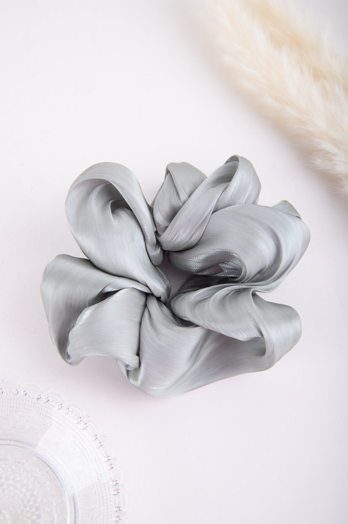 Scrunchie in Silber