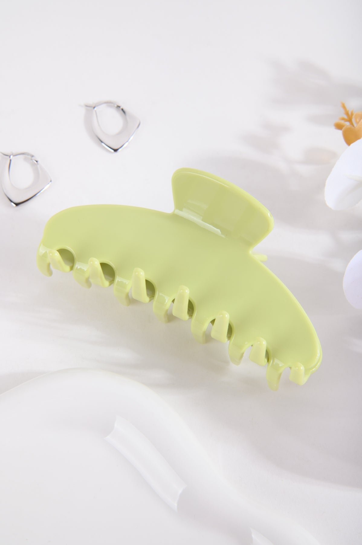 Haarspangen in Grün