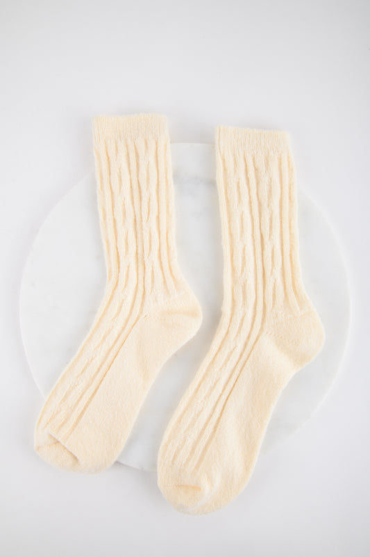 Socken in Weiß
