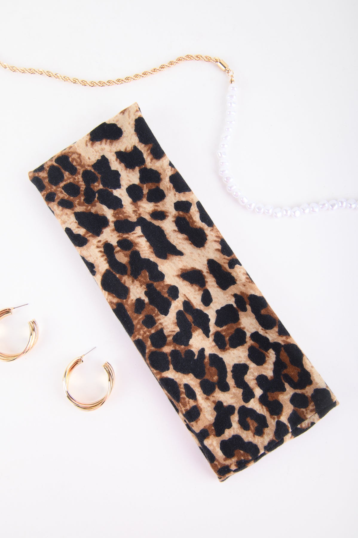 Stirnband mit Leomuster