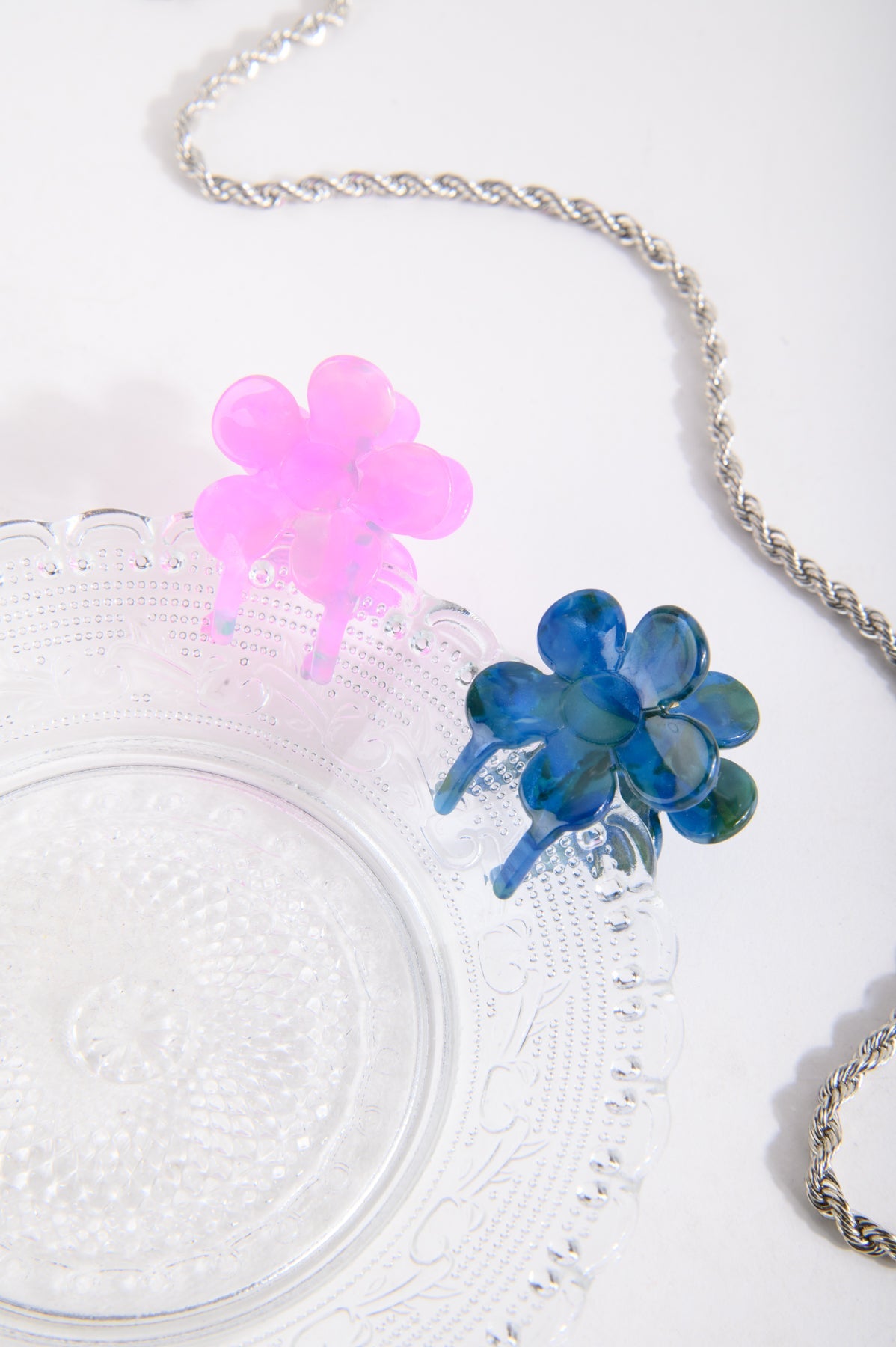 Haarspangen Set in Blumenform