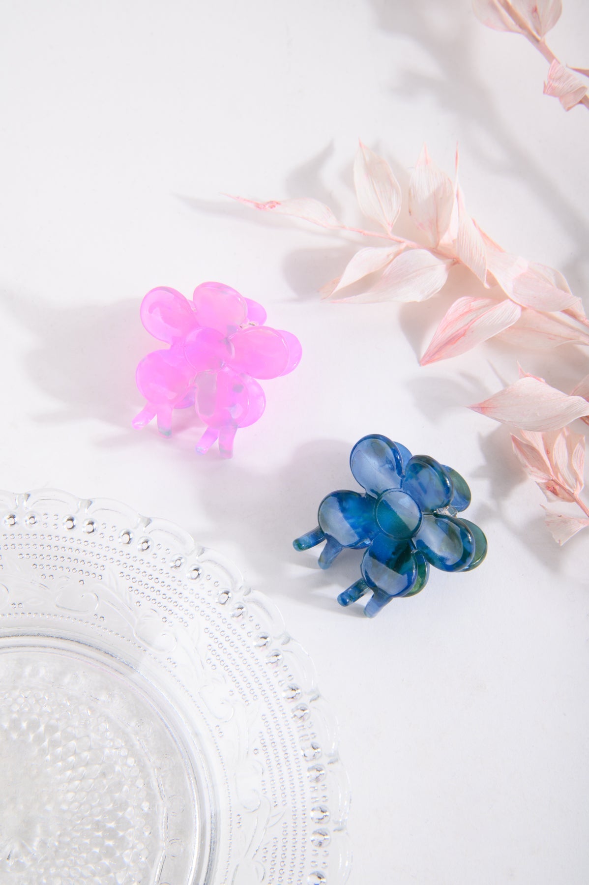 Haarspangen Set in Blumenform