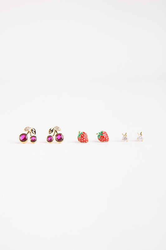 Ohrring Set in Gold