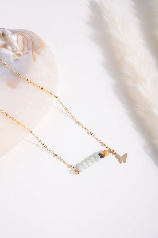 Kette mit Schmuckperlen