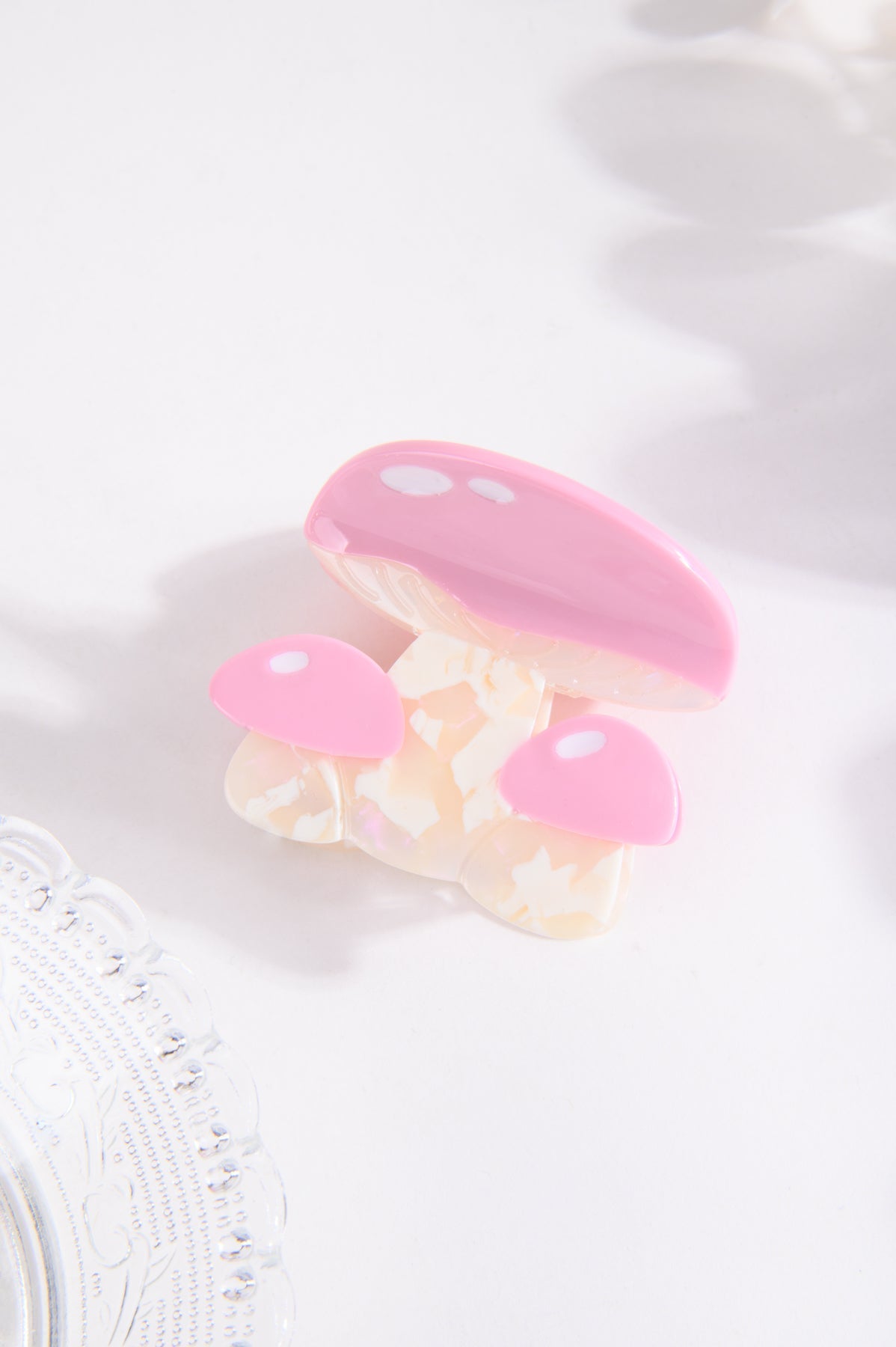 Haarspangen in Pilzform