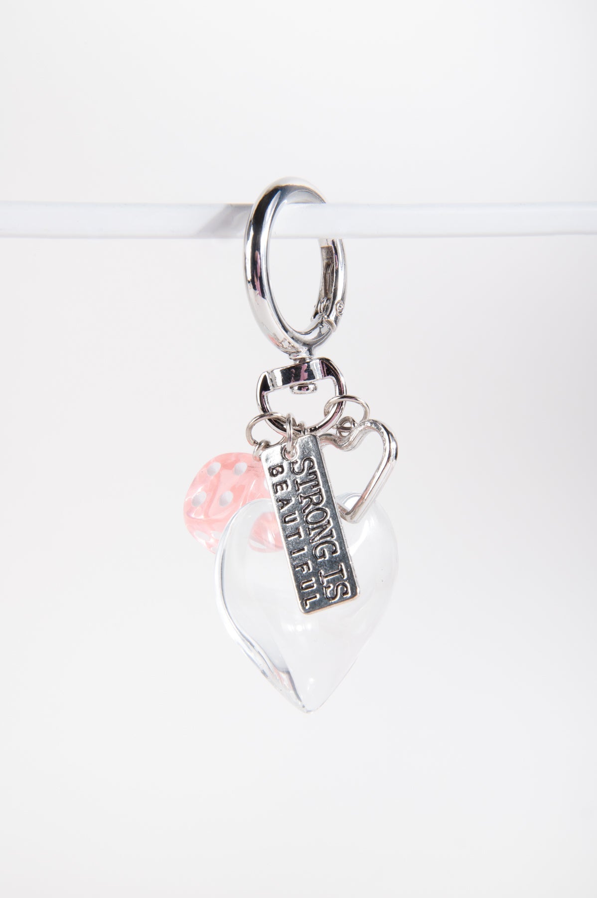 Key Chain mit Herz und Würfel