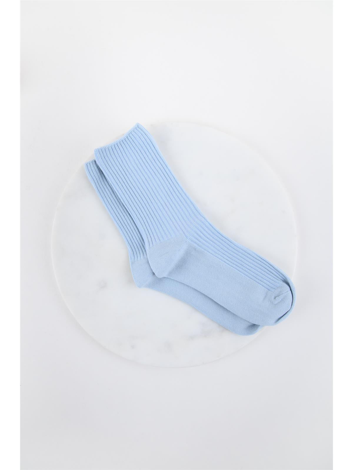 Socken in Blau