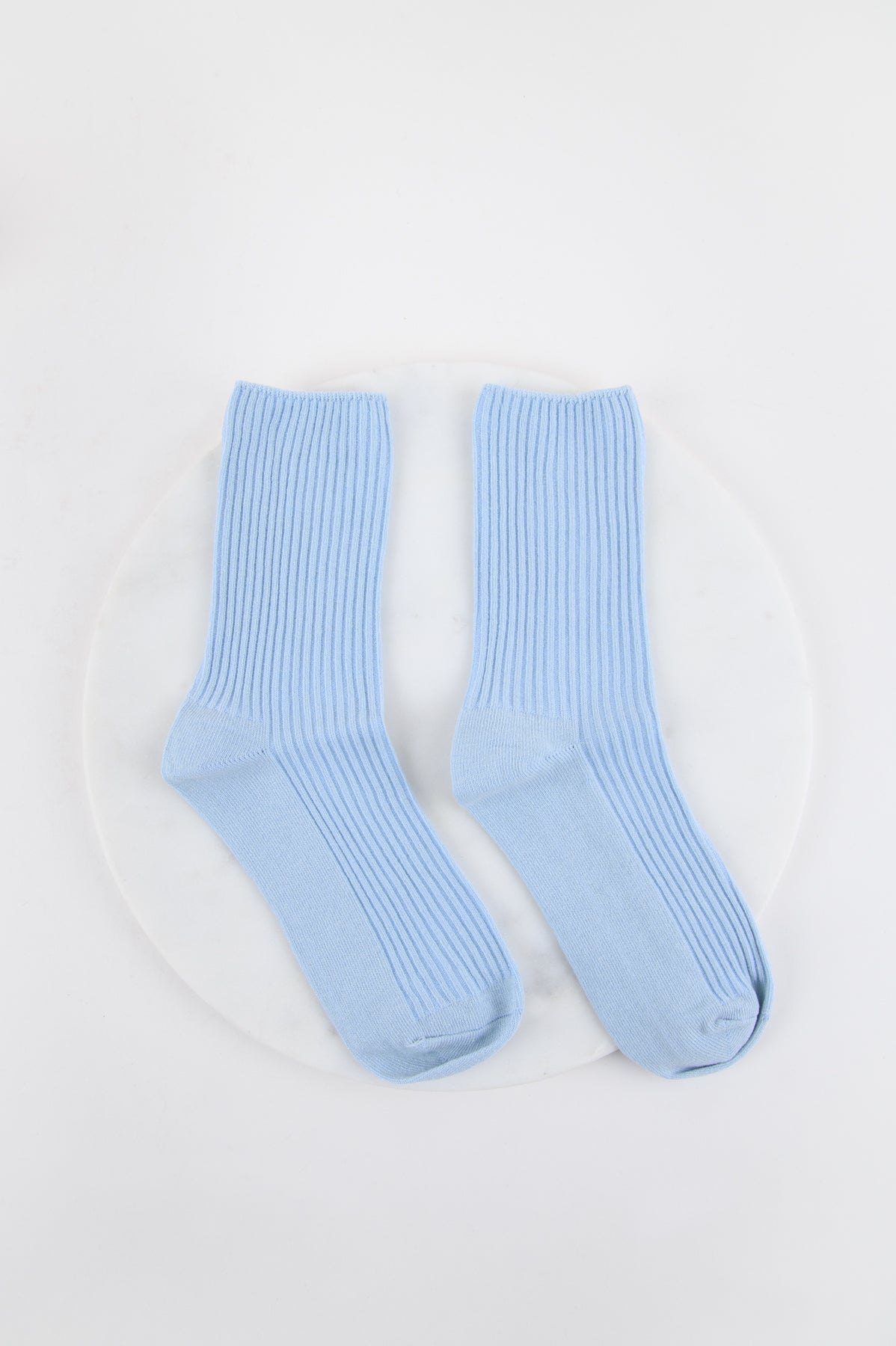 Socken in Blau