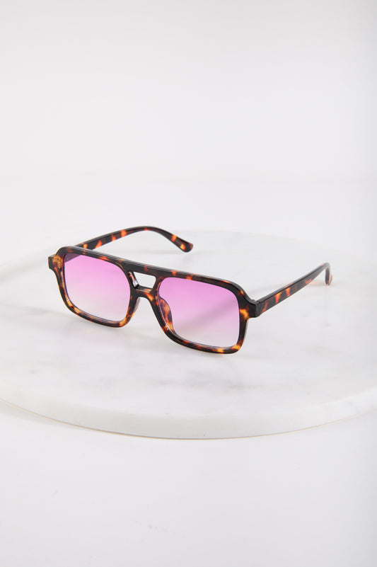 Sonnenbrille gemustert