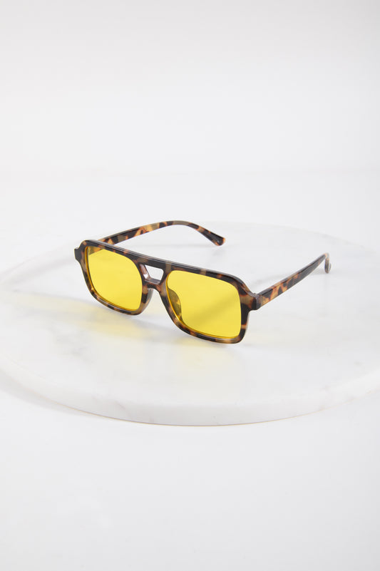 Sonnenbrille gemustert