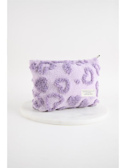 Kosmetiktasche in Lila