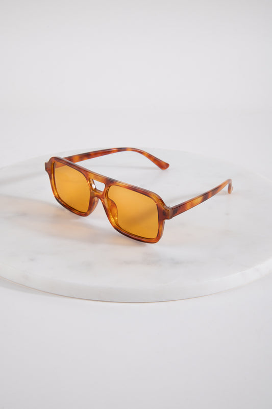 Sonnenbrille in Braun