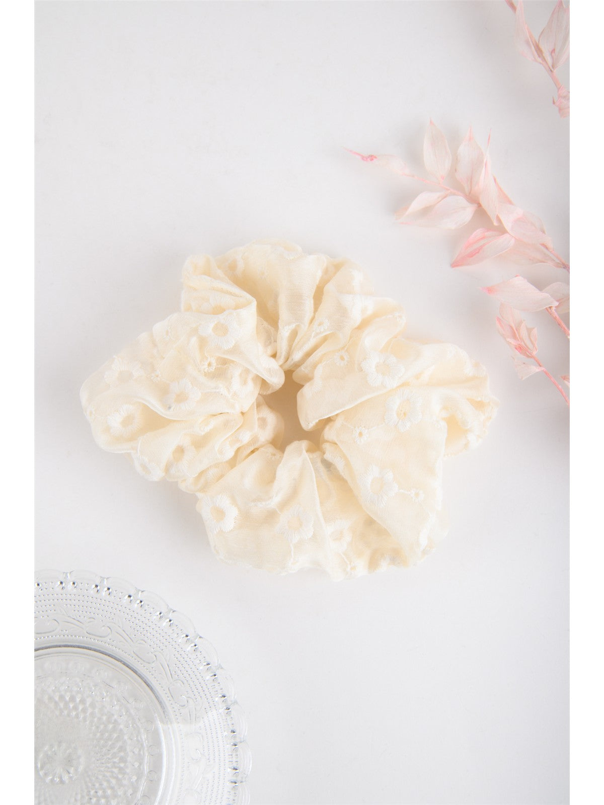 Scrunchie in Weiß