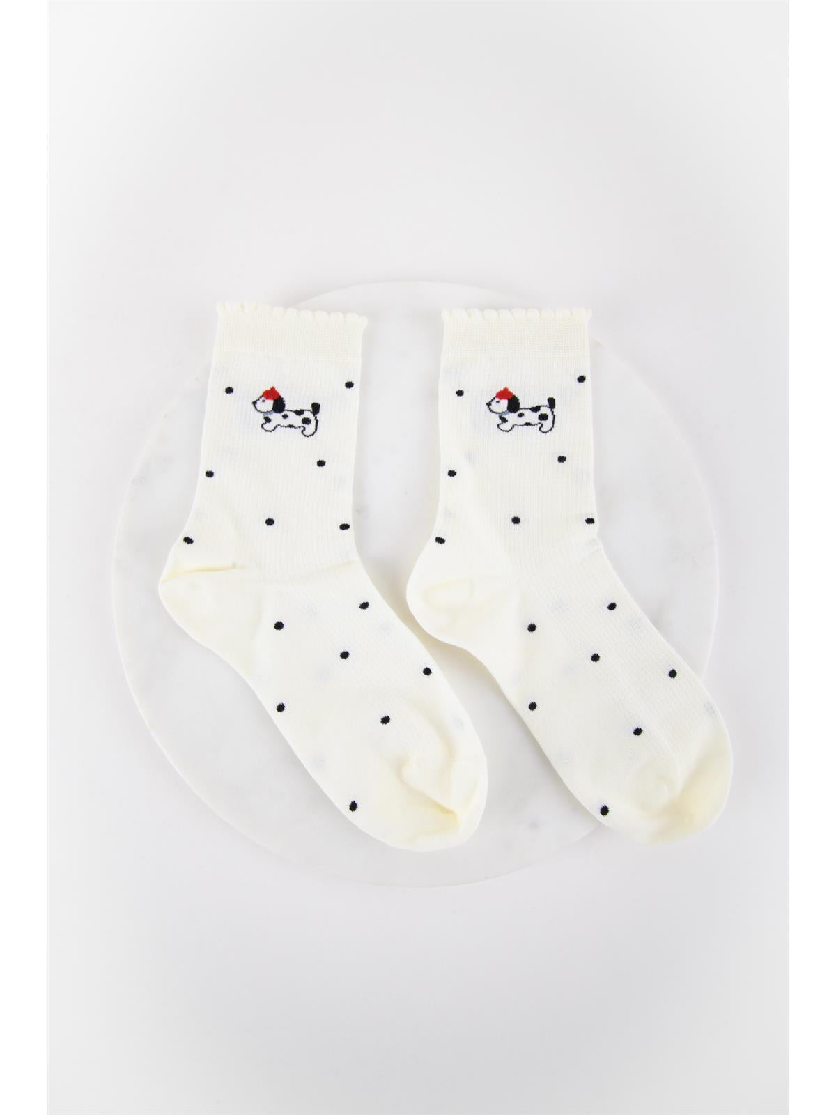 Socken mit Hundemotiv