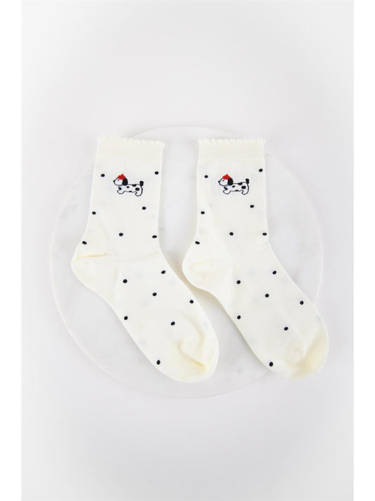 Socken mit Hundemotiv