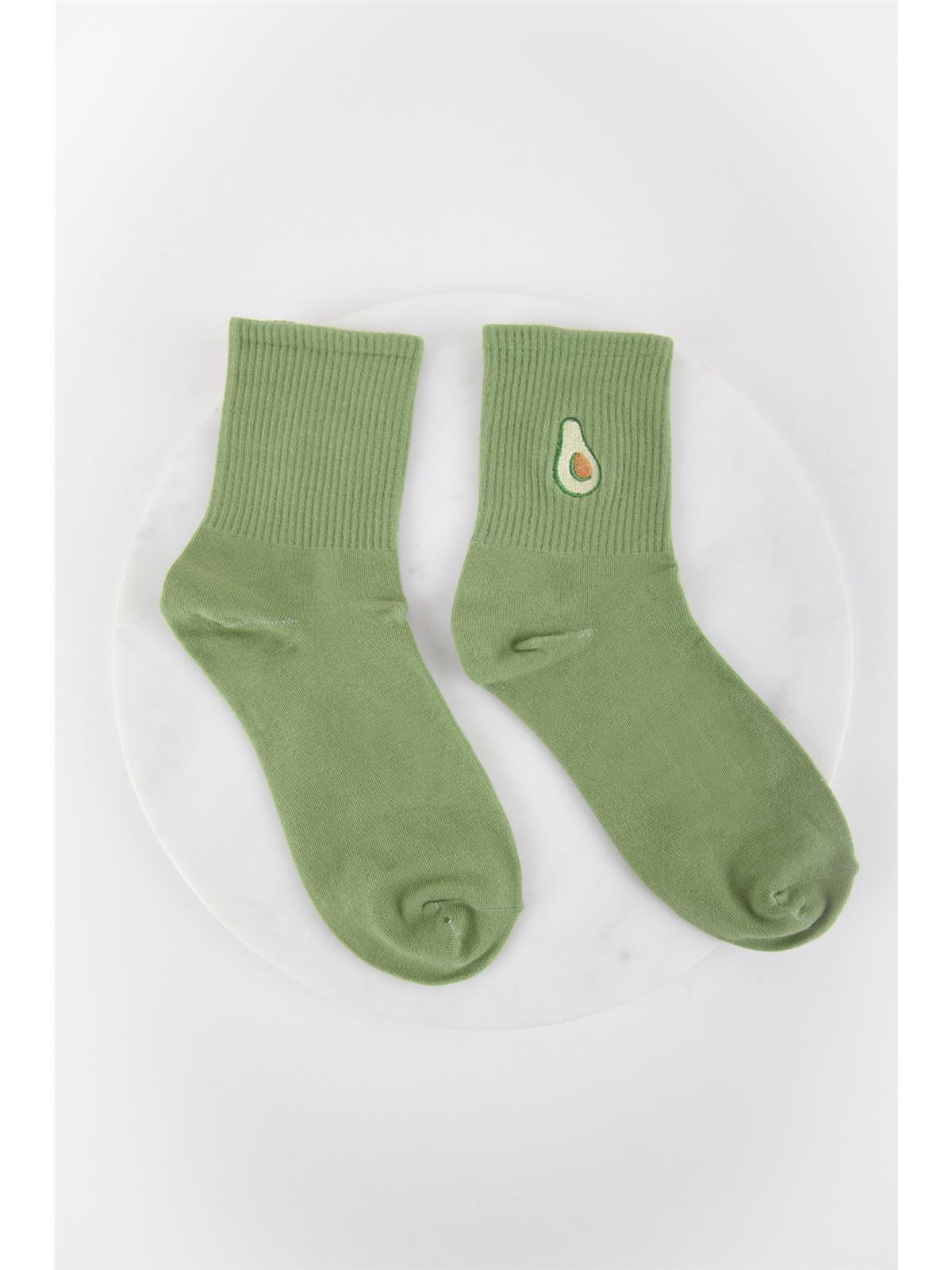 Socken in Grün