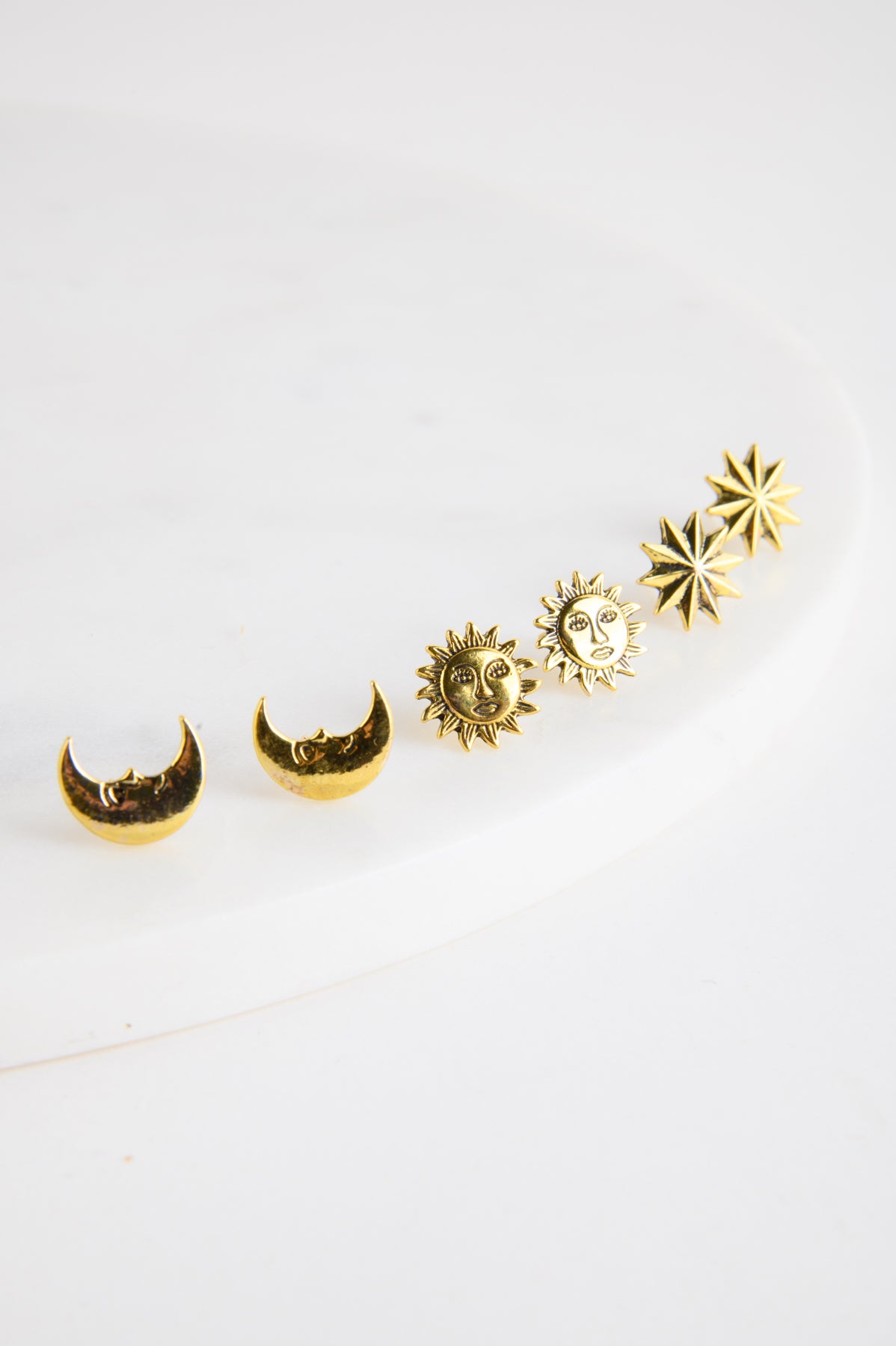 Ohrring Set in Gold