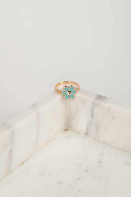 Ring mit Blume