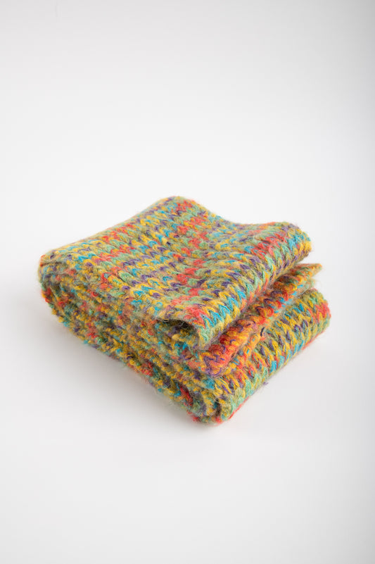 Schal grob gestrickt
