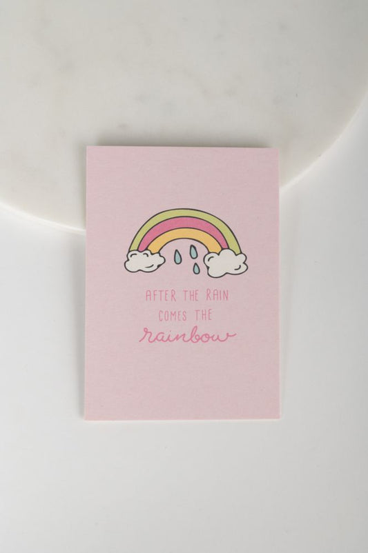 Postkarte Regenbogen