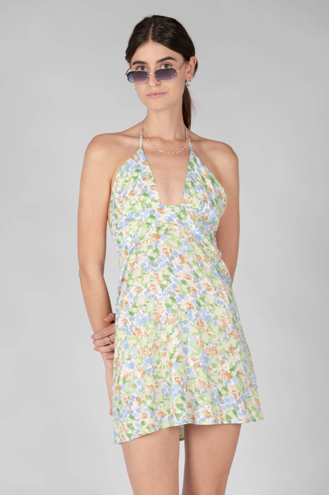 Kleid mit Neckholder