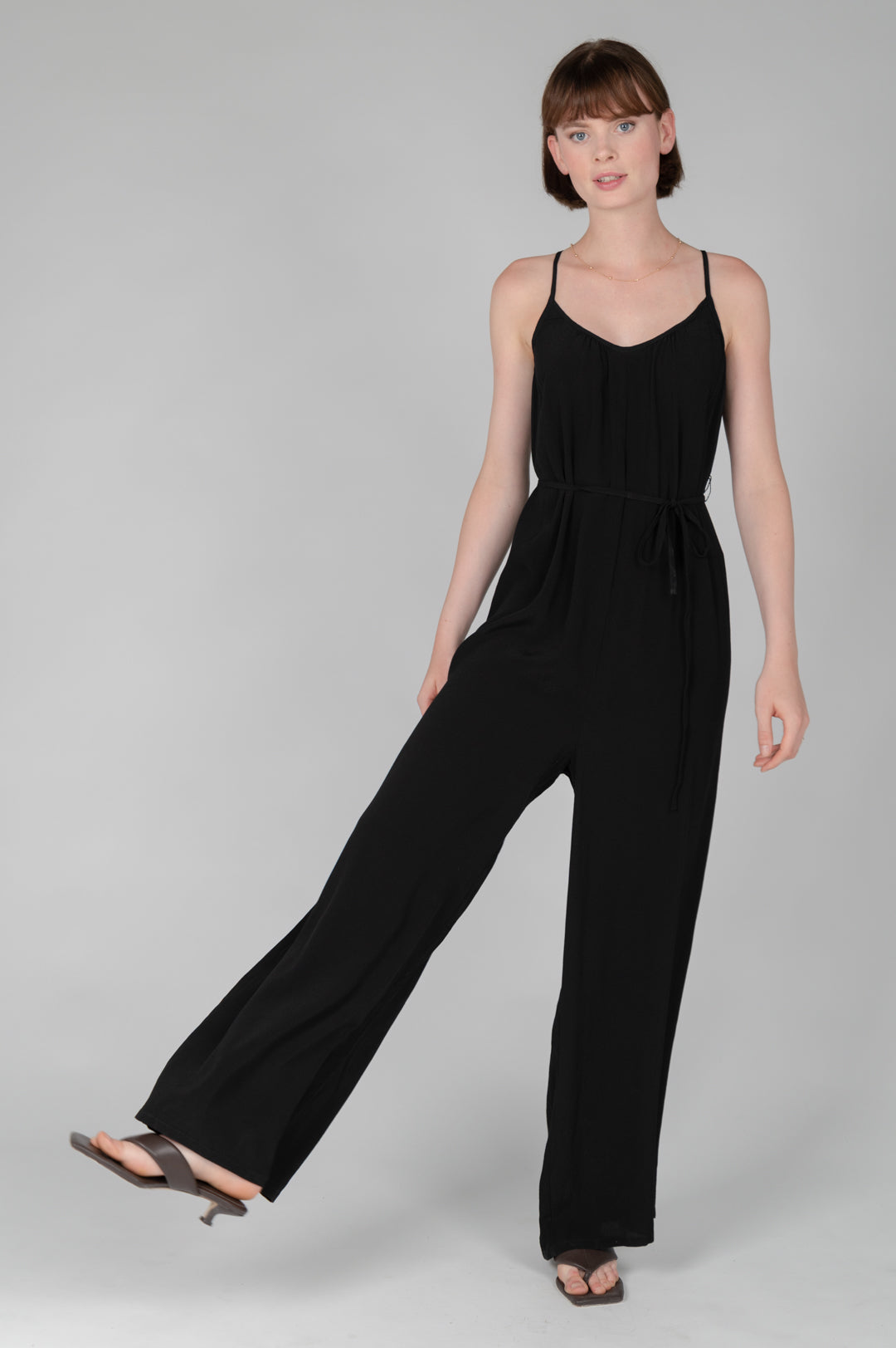 Jumpsuit mit weitem Bein