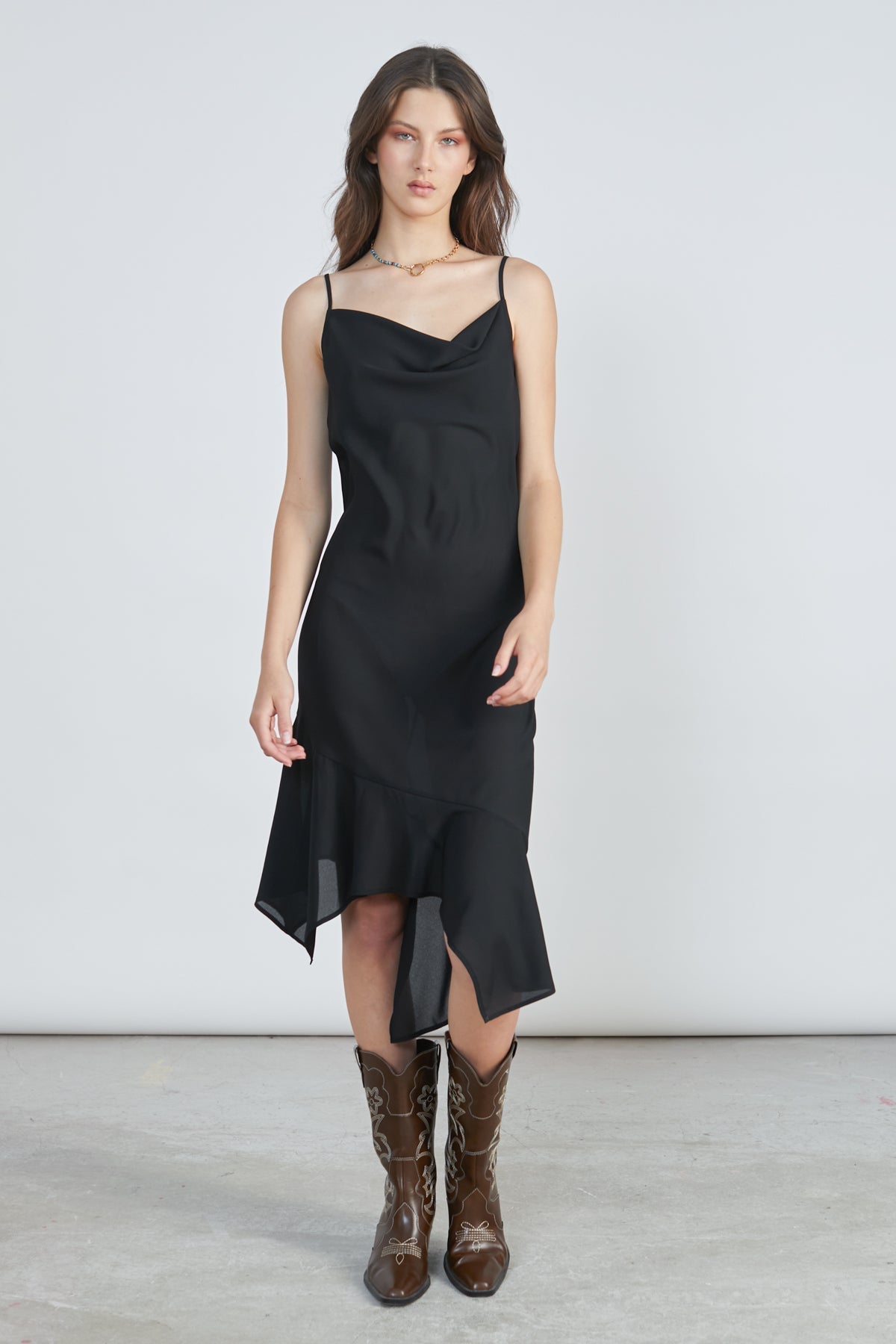 Kleid in Schwarz
