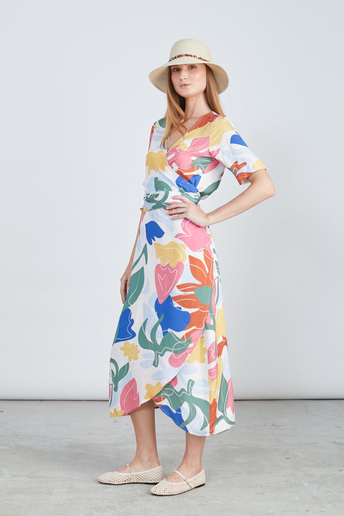 Kleid aus Viskose
