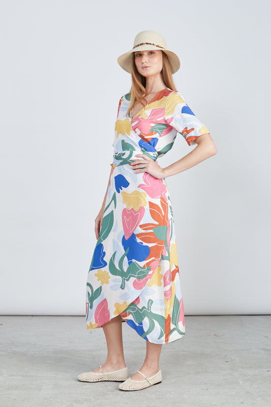 Kleid aus Viskose
