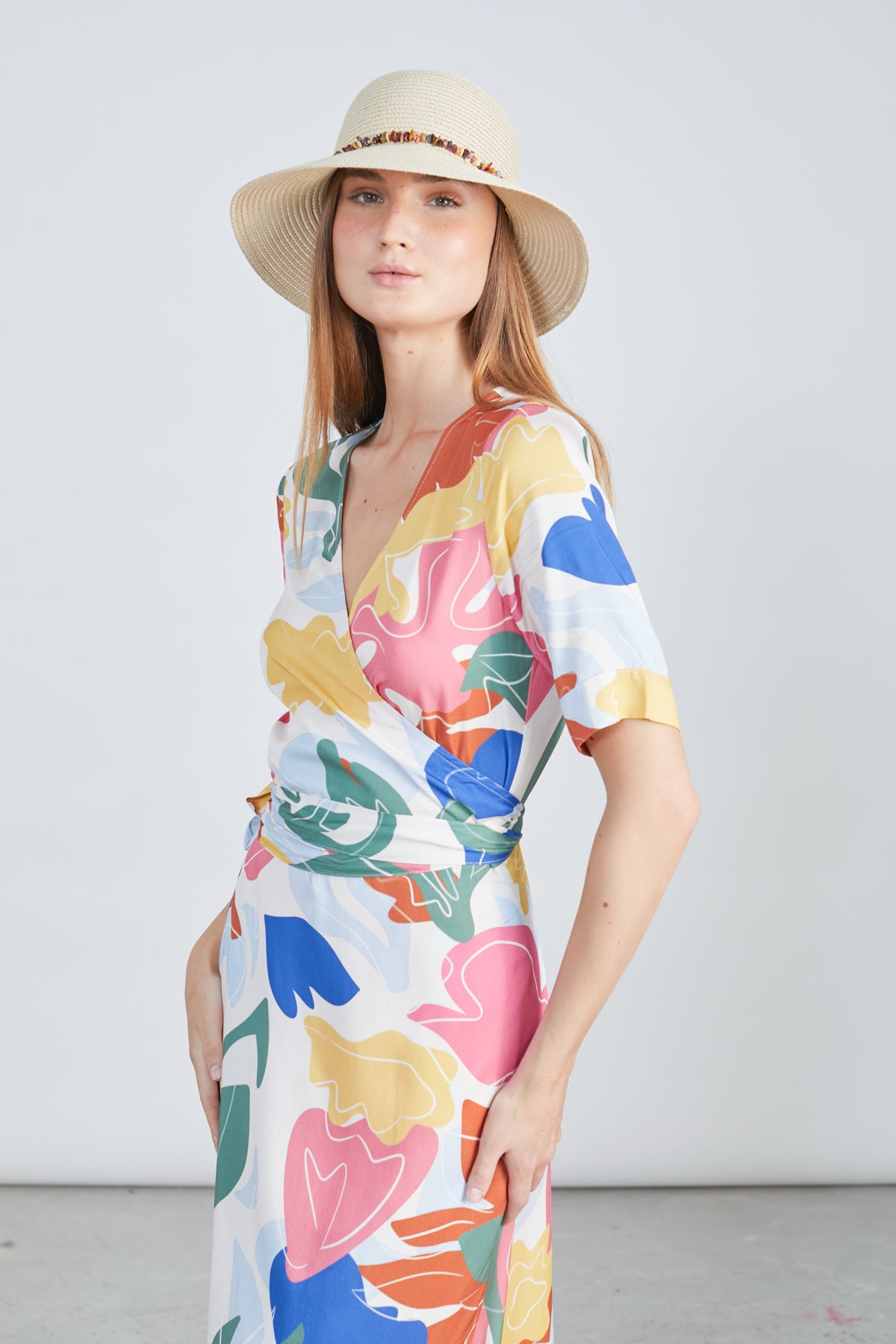 Kleid aus Viskose