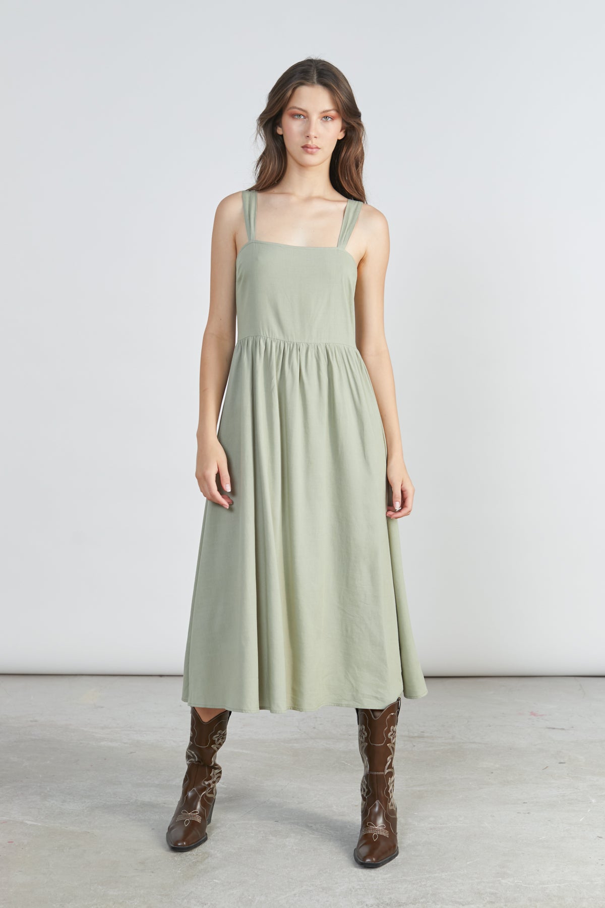 Kleid in Grün