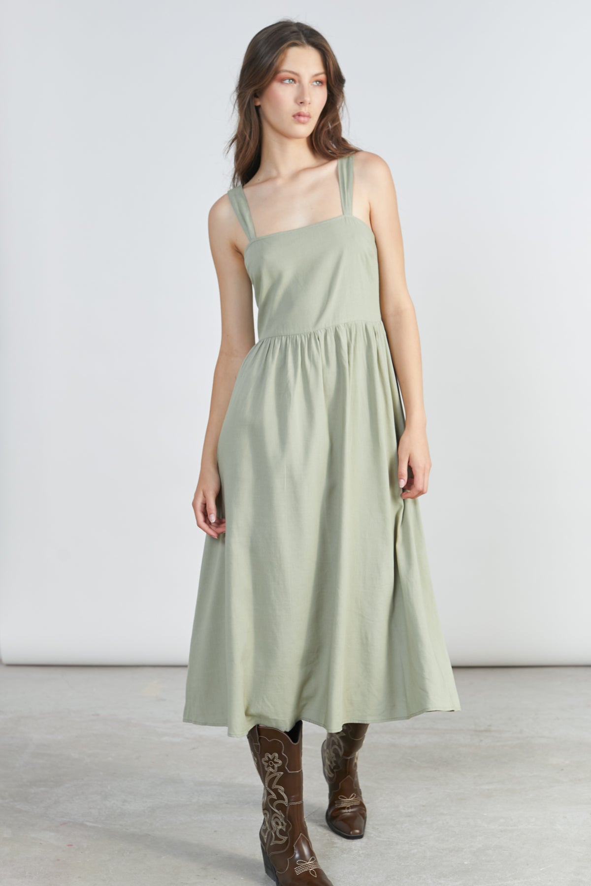 Kleid in Grün
