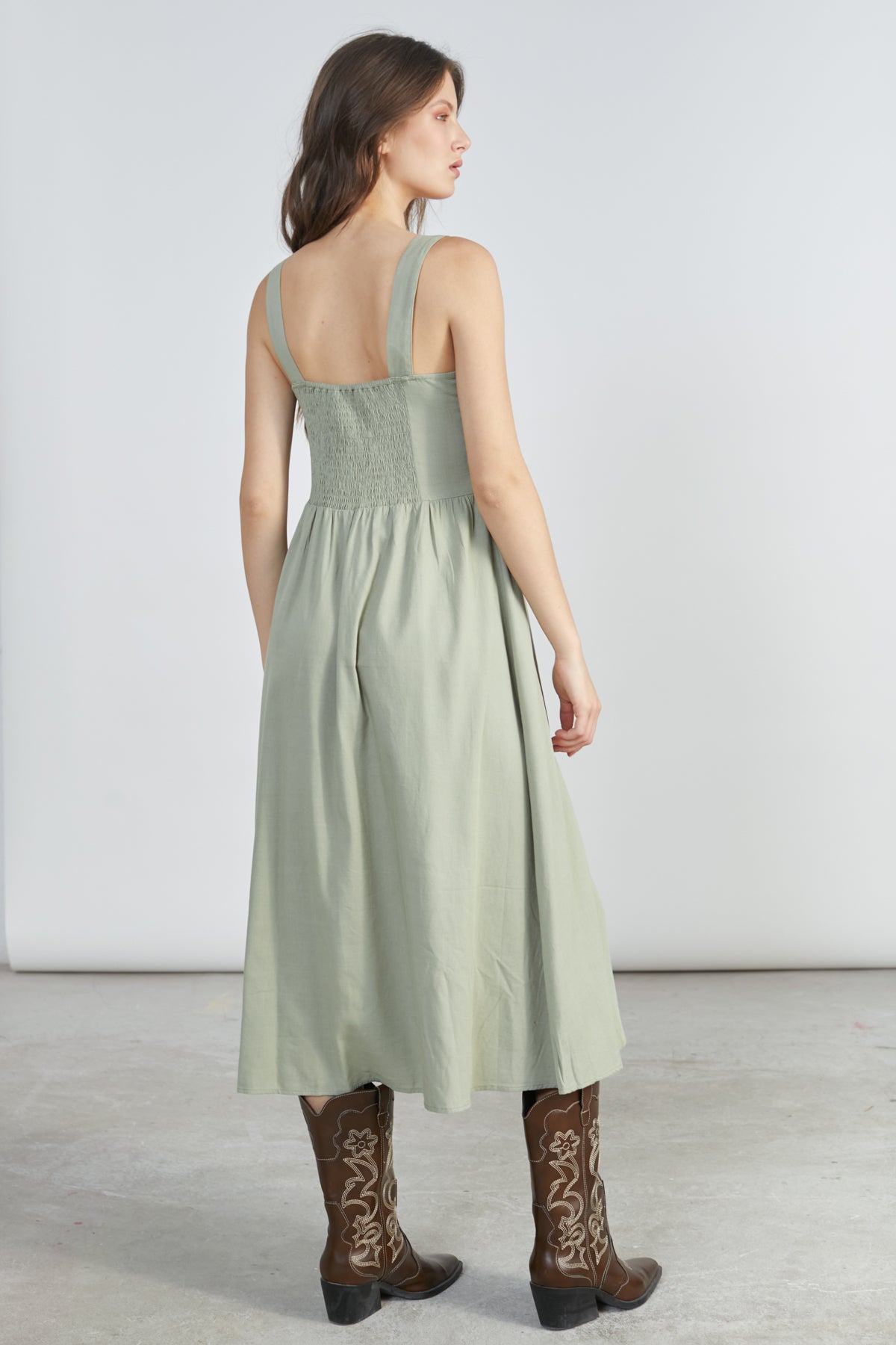 Kleid in Grün
