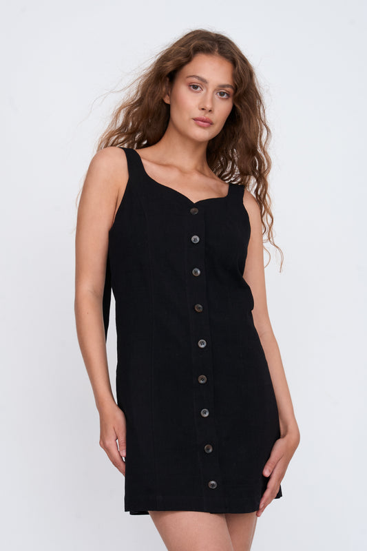Kleid in Schwarz