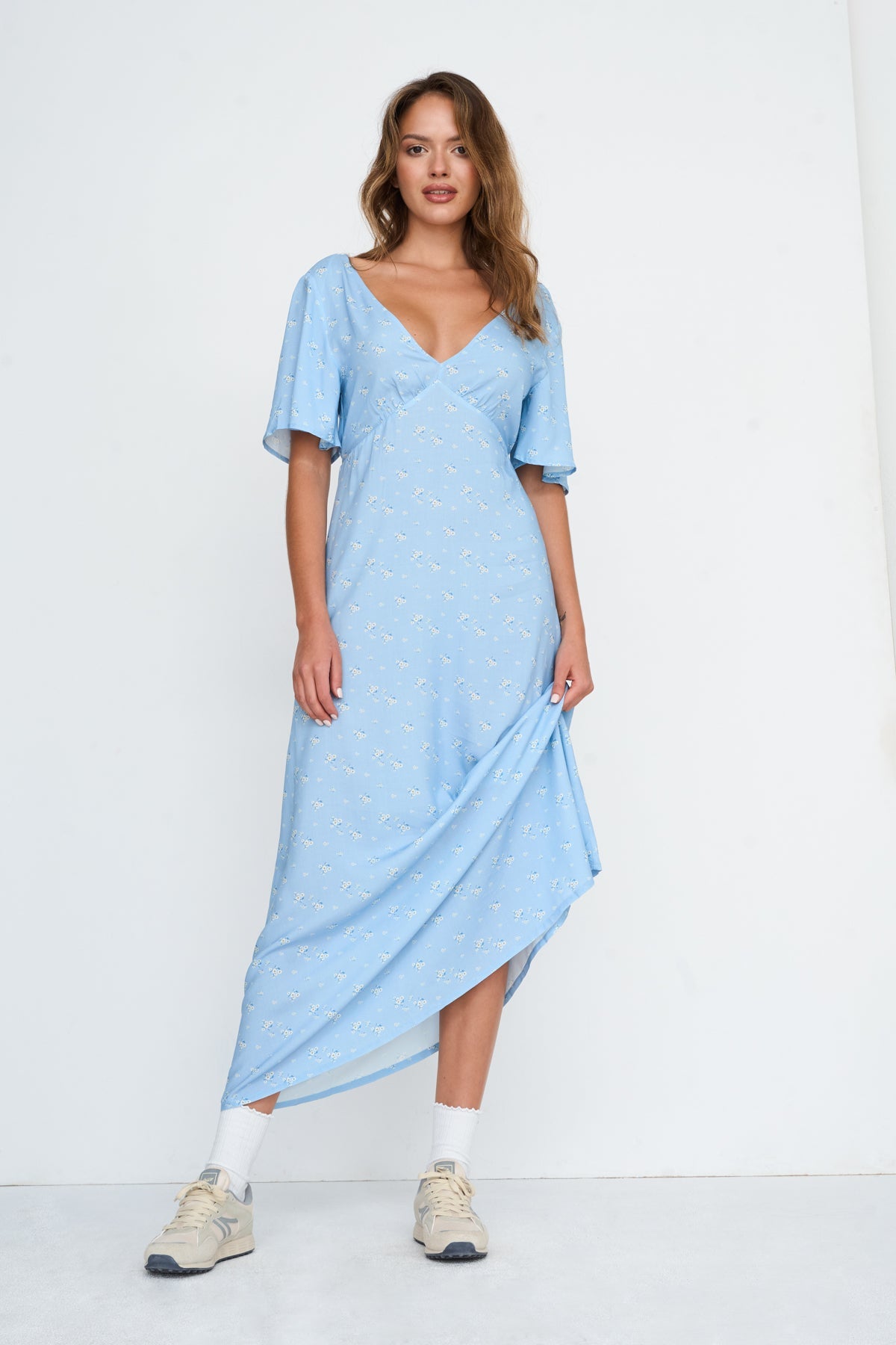 Kleid aus Viskose