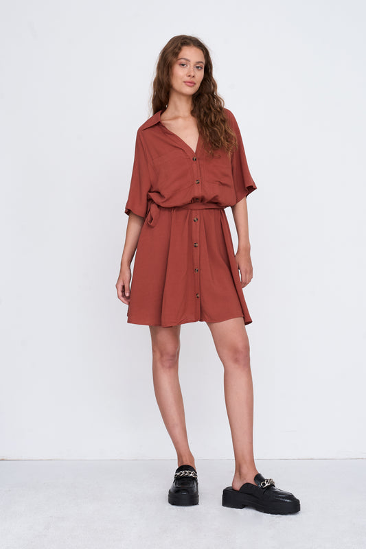 Kleid aus Viskose