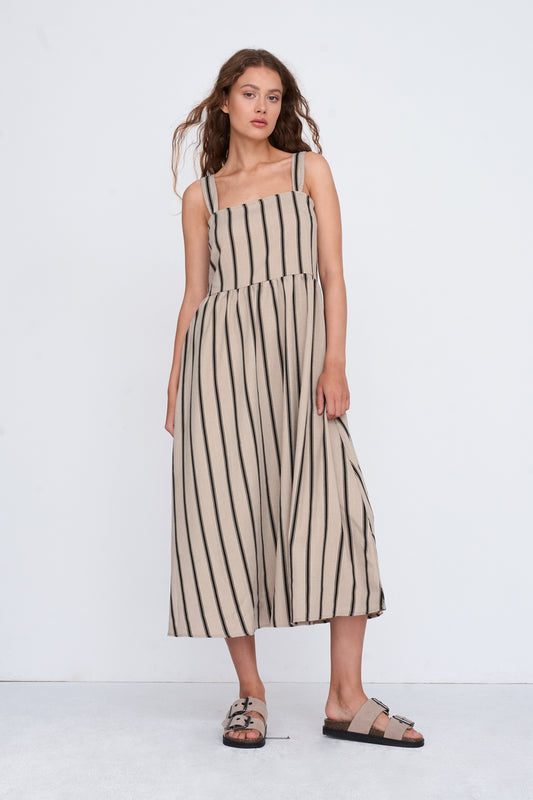 Kleid gestreift