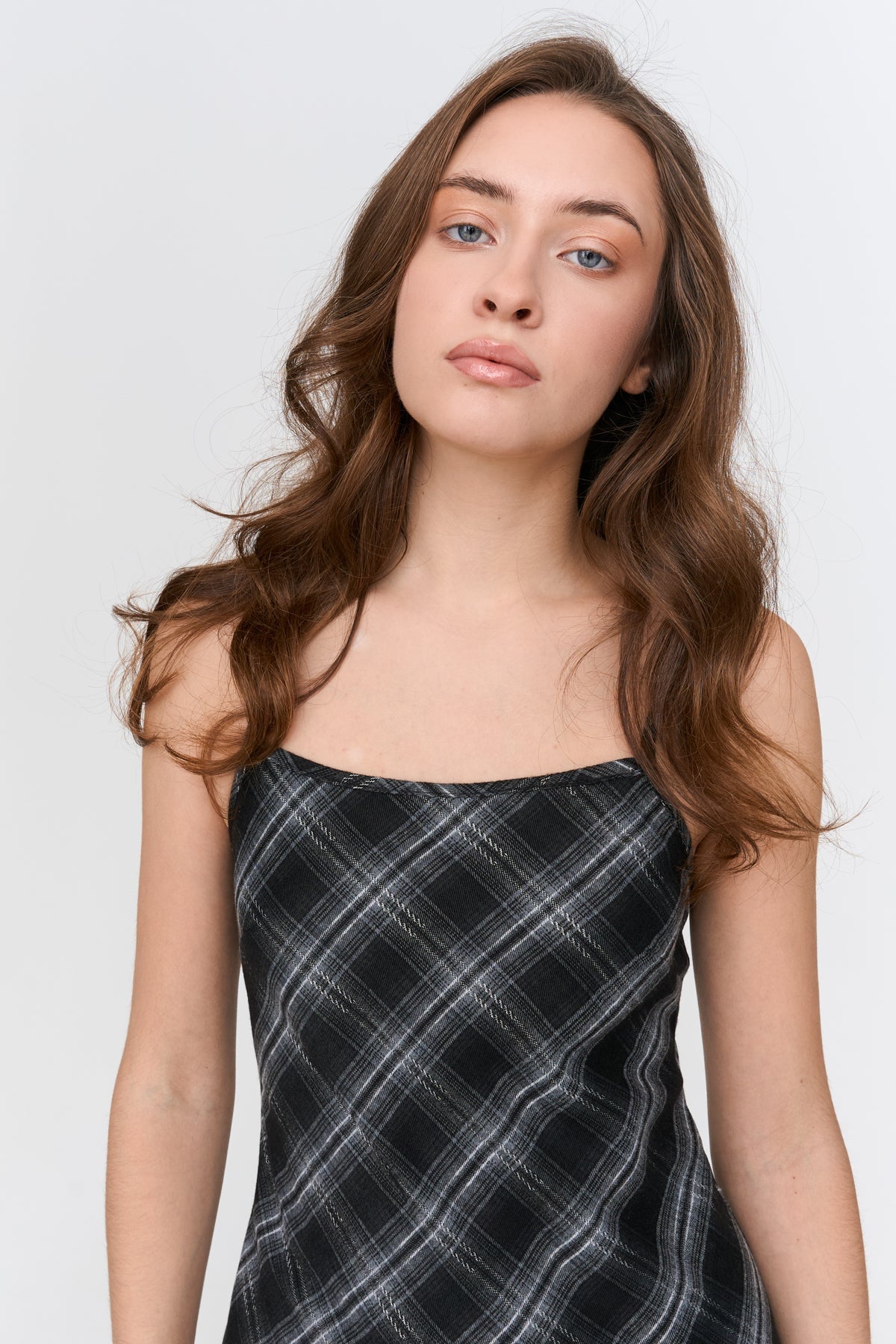 Kleid aus Viskose-Mix