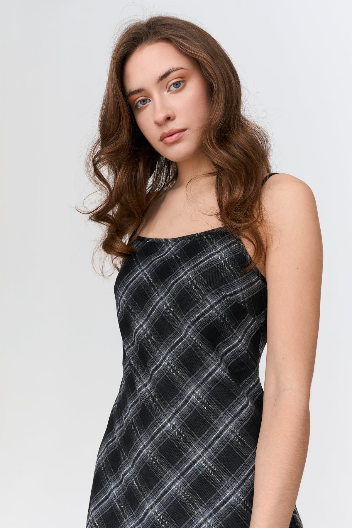 Kleid aus Viskose-Mix